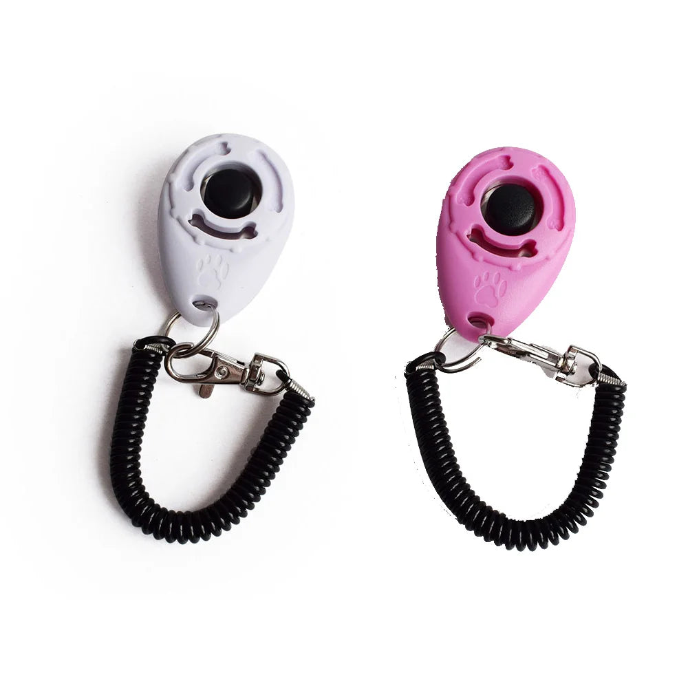 2-Pack Dog Training Clicker with Adjustable Wrist Strap – Lightweight, Durable & Easy to Use for Dogs, Cats, Birds, Horses & More