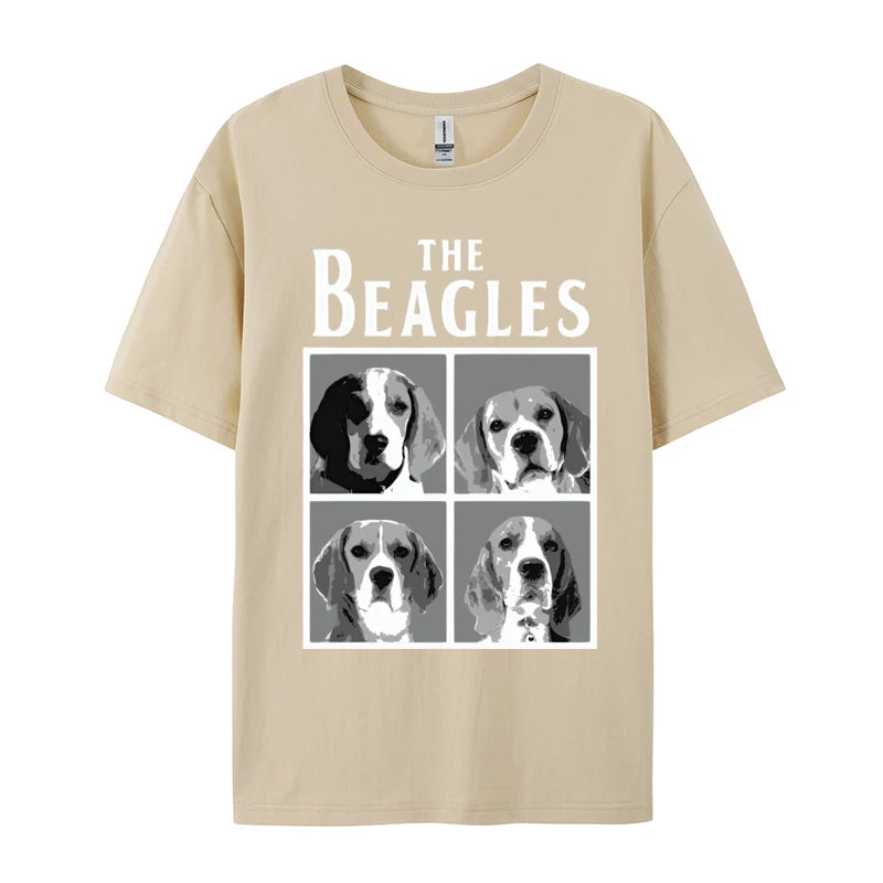 The Beagles Dog Lover T-Shirt – Cute Beagle Graphic Tee for Men | 100% Cotton, Short Sleeve, Funny Animal Shirt, Birthday Gift (2024)