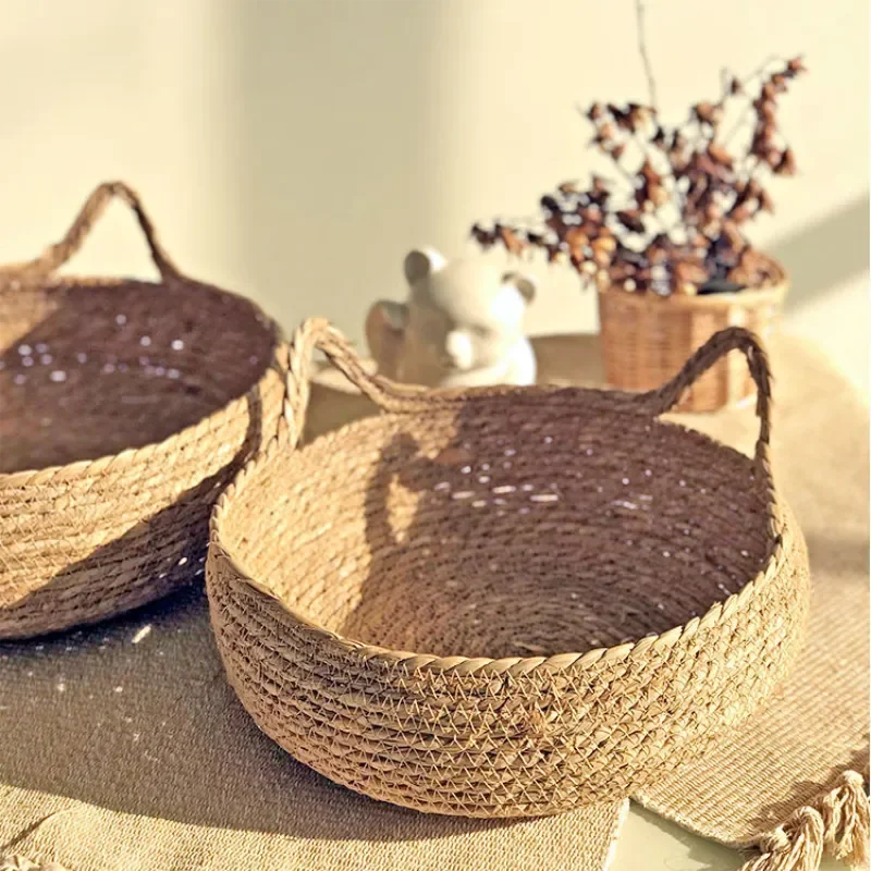 Four Seasons Handmade Woven Cat Nest – 100% Cotton with Washable Pad