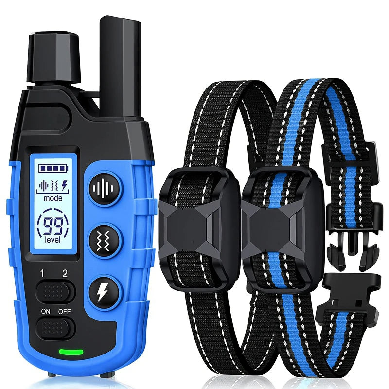 3300Ft Electric Dog Training Collar – Waterproof & Rechargeable Remote Control E-Collar with Shock, Vibration & Beep for Dogs 5–120 lbs