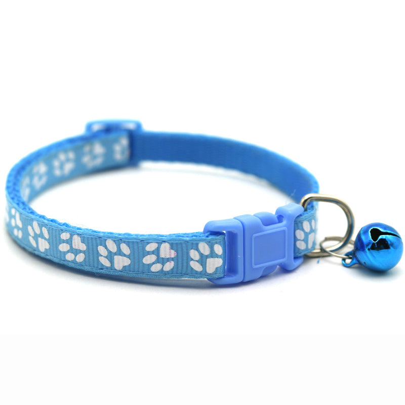 Adjustable Colorful Cat Collar with Bell