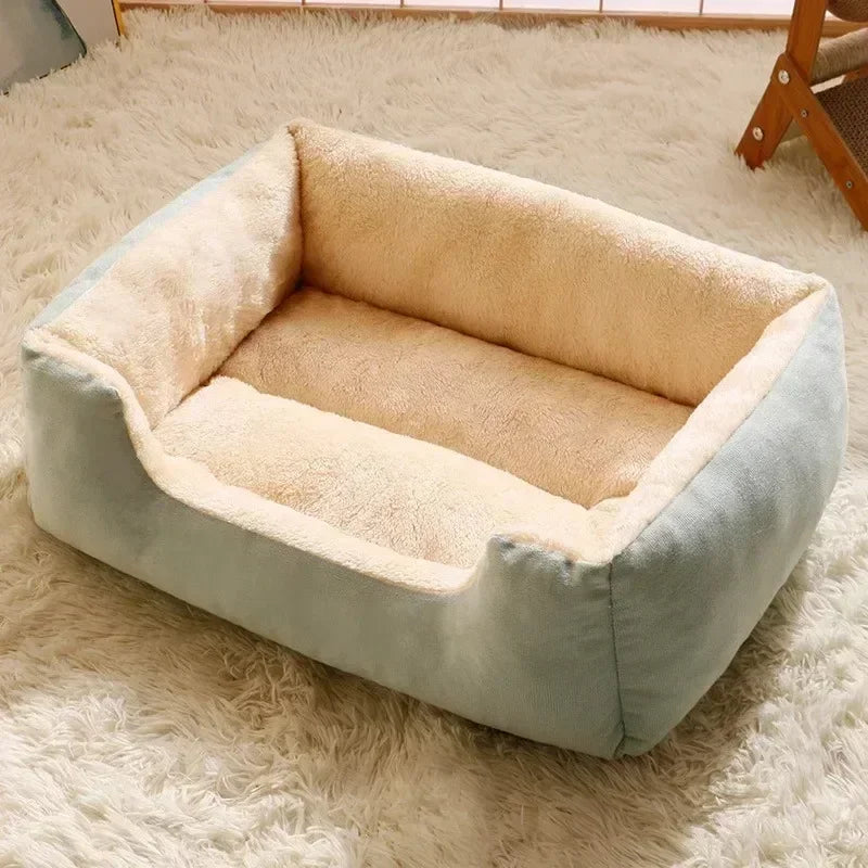 Rectangular Pet Bed  – Cozy Sleep Mat for Cats & Small Dogs