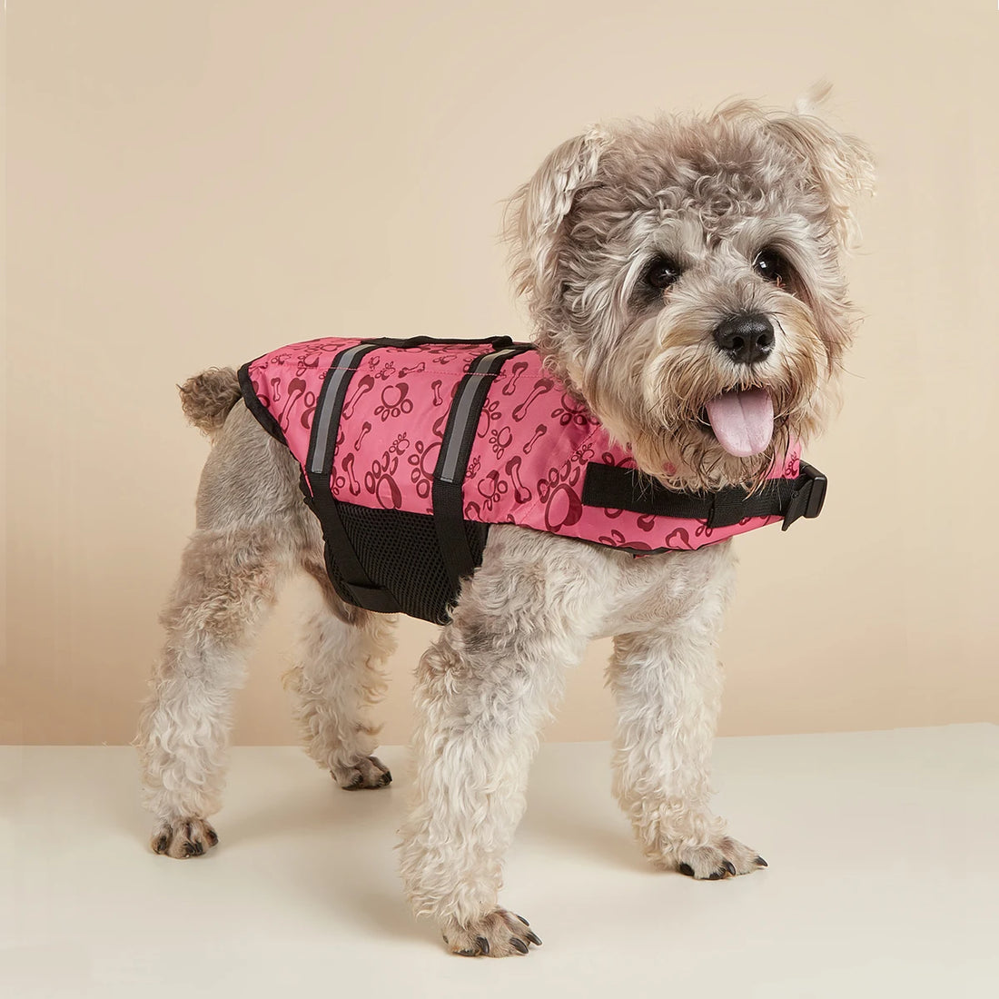 Reflective Adjustable Dog Life Jacket – High-Buoyancy Safety Vest for Large Dogs