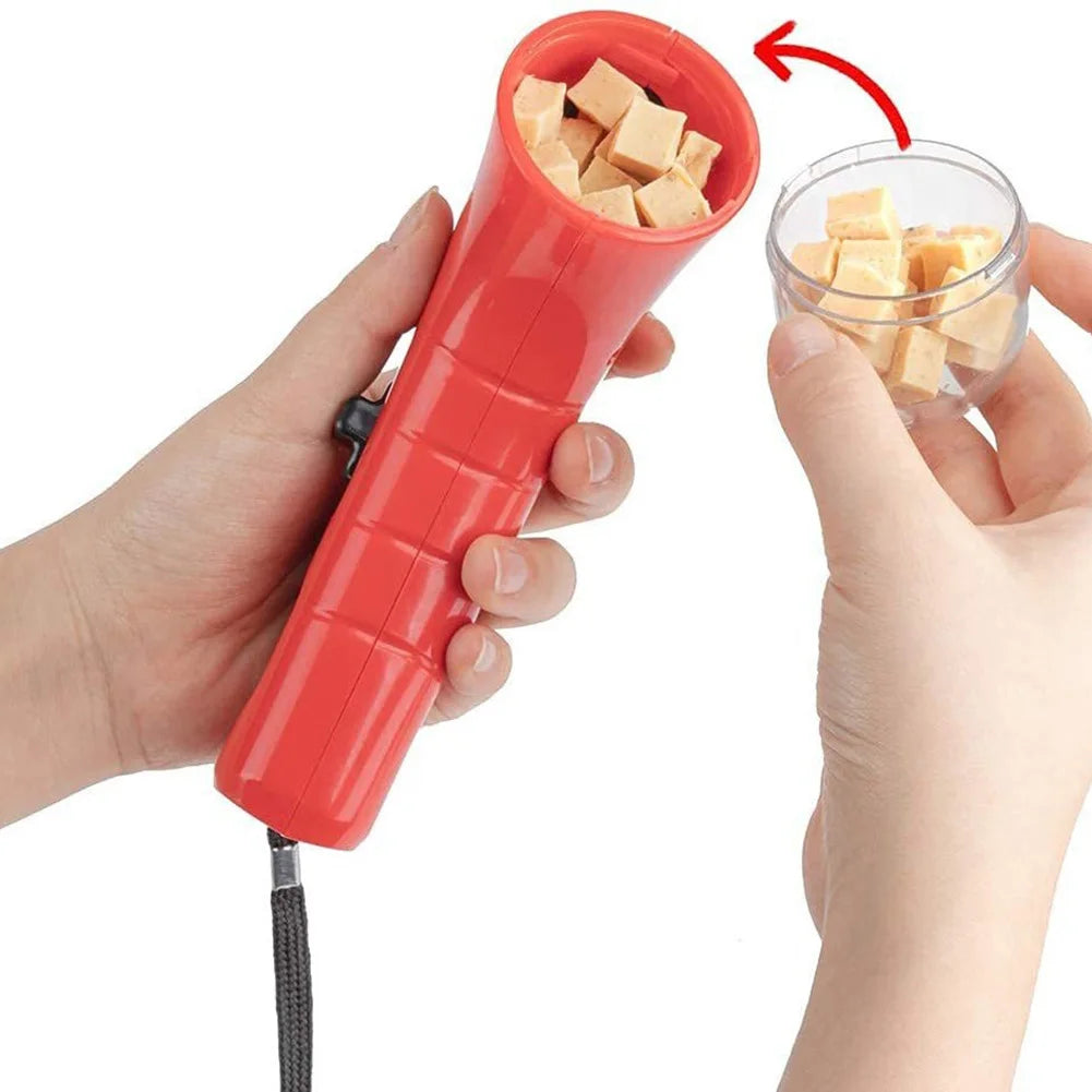 Dog Food Training Equipment  Portable Interactive Treat Pet Food Dispenser Launcher Gun Pet Snack Feeder Tool Pets Supplies