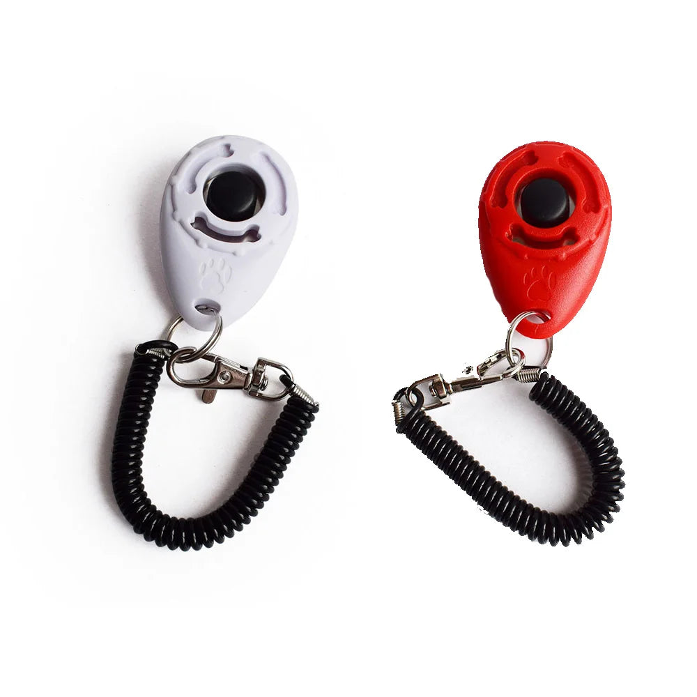 2-Pack Dog Training Clicker with Adjustable Wrist Strap – Lightweight, Durable & Easy to Use for Dogs, Cats, Birds, Horses & More