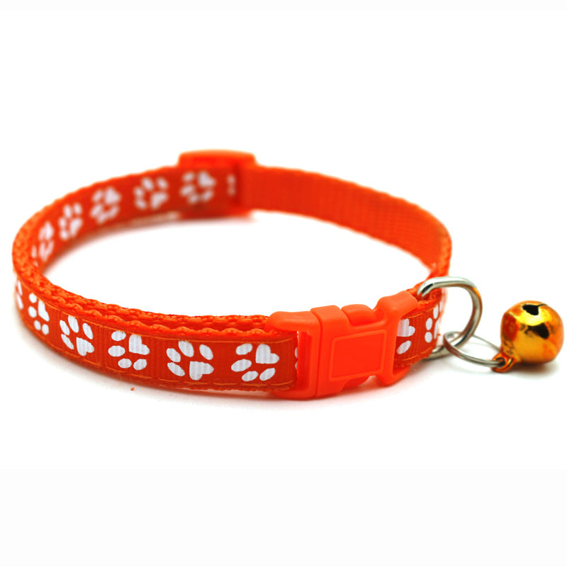 Adjustable Colorful Cat Collar with Bell