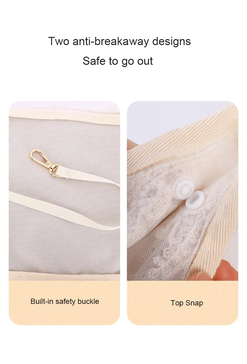 Pet Carrier Bag for Small Cats & Dogs – Lace Handheld Travel Backpack | Soft-Sided Car Seat Transport Tote | Puppy Travel Bag for Women