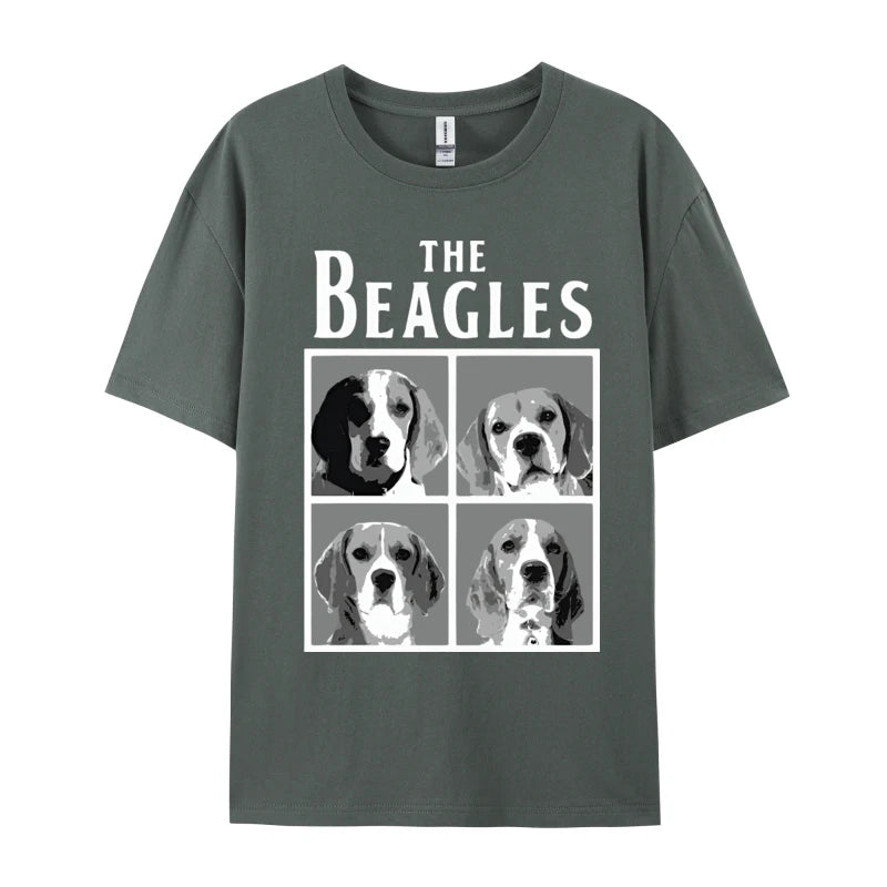The Beagles Dog Lover T-Shirt – Cute Beagle Graphic Tee for Men | 100% Cotton, Short Sleeve, Funny Animal Shirt, Birthday Gift (2024)