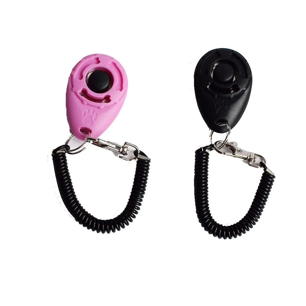 2-Pack Dog Training Clicker with Adjustable Wrist Strap – Lightweight, Durable & Easy to Use for Dogs, Cats, Birds, Horses & More
