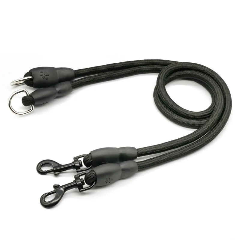 Double Leash with Detachable Dog Chains