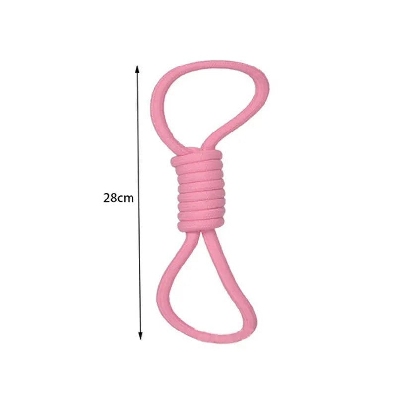 Chew Toy for Small Dogs – Cotton Rope Molar Ball | Dog Training & Teething Toy | Pet Accessories for Teeth Cleaning, Chewing & Play