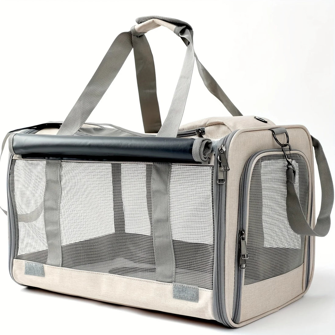 Soft-Sided Pet Carrier for Large & Medium Cats – Breathable Travel Carrier for Big Cats, Small Dogs & Puppies – Airline-Approved Foldable Pet Bag