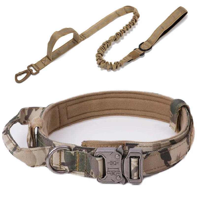 Pet Tactical Training Collar Leash Set -Reflective