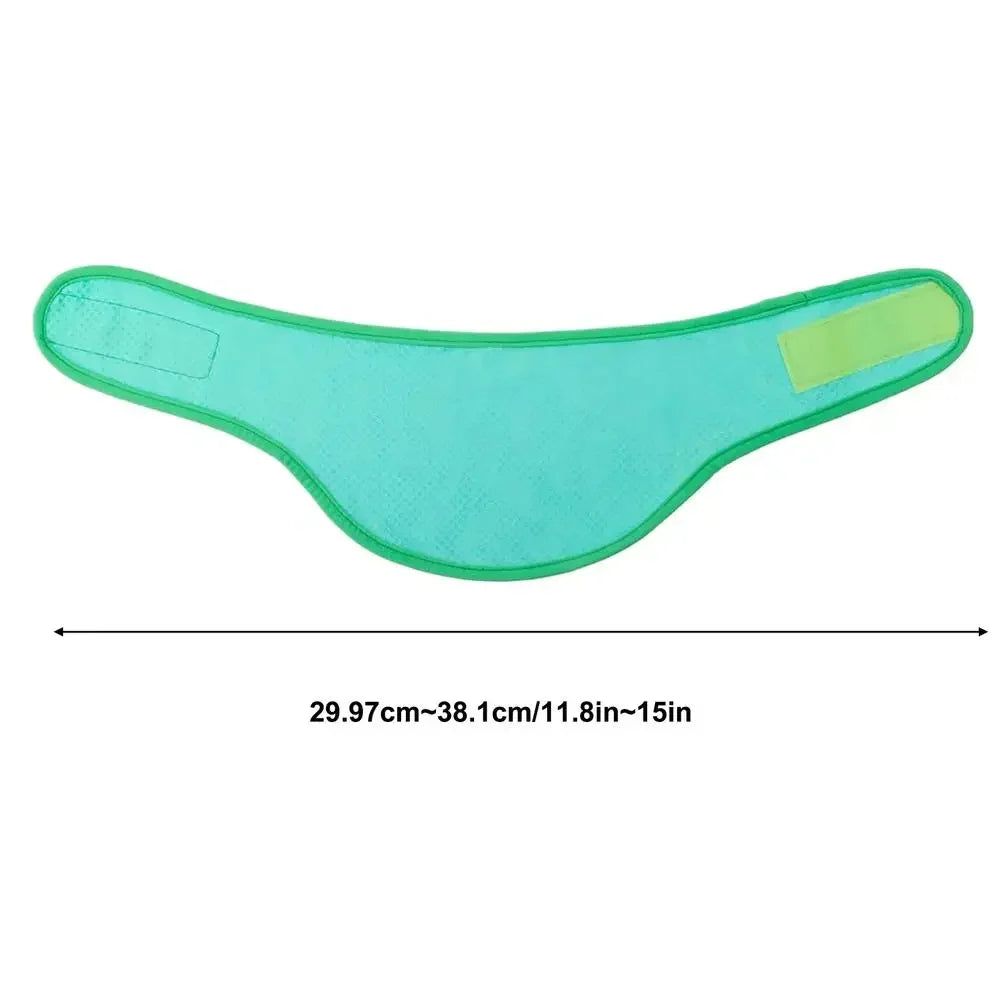 Cooling Bandana for Dogs – Super Absorbent Ice Towel Collar with Adjustable Carabiner | Reusable Summer Cooling Scarf for Medium & Large Dogs