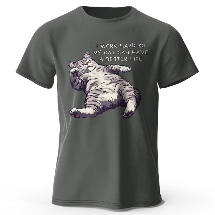 Kawaii Cat Lover T-Shirt – Soft Cotton Unisex Tee with Cute Anime-Inspired Design