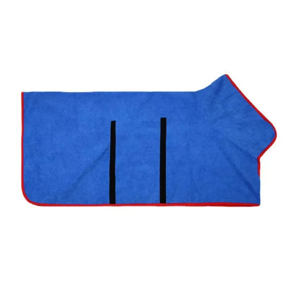 Absorbent Dog Bathrobe – Quick-Drying Pet Towel Wrap for Full-Body Drying