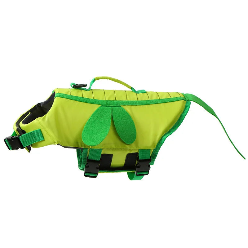 Cute Bee & Dragonfly Dog Life Jacket – Waterproof Safety Vest for Cats & Small Dogs