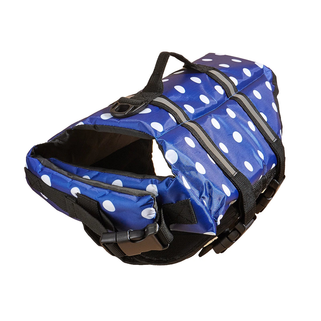 Reflective Adjustable Dog Life Jacket – High-Buoyancy Safety Vest for Large Dogs
