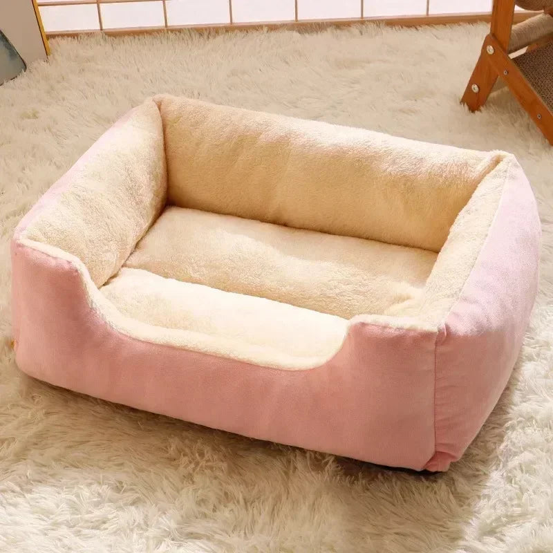Rectangular Pet Bed  – Cozy Sleep Mat for Cats & Small Dogs