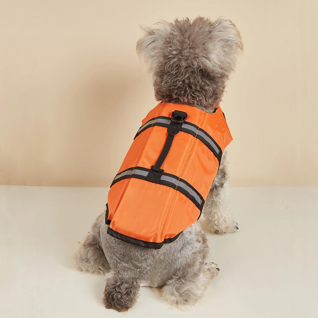 Reflective Adjustable Dog Life Jacket – High-Buoyancy Safety Vest for Large Dogs
