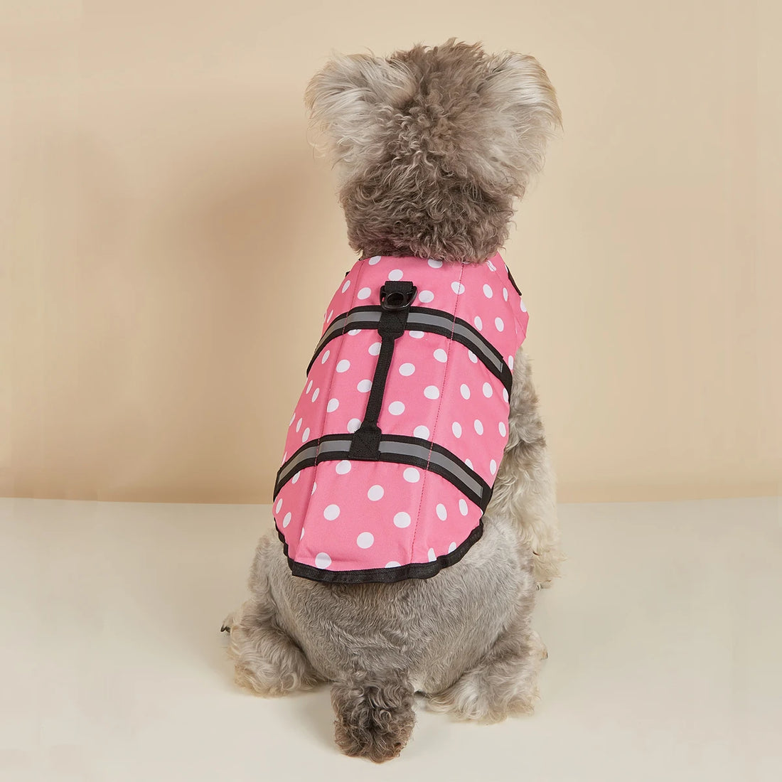 Reflective Adjustable Dog Life Jacket – High-Buoyancy Safety Vest for Large Dogs