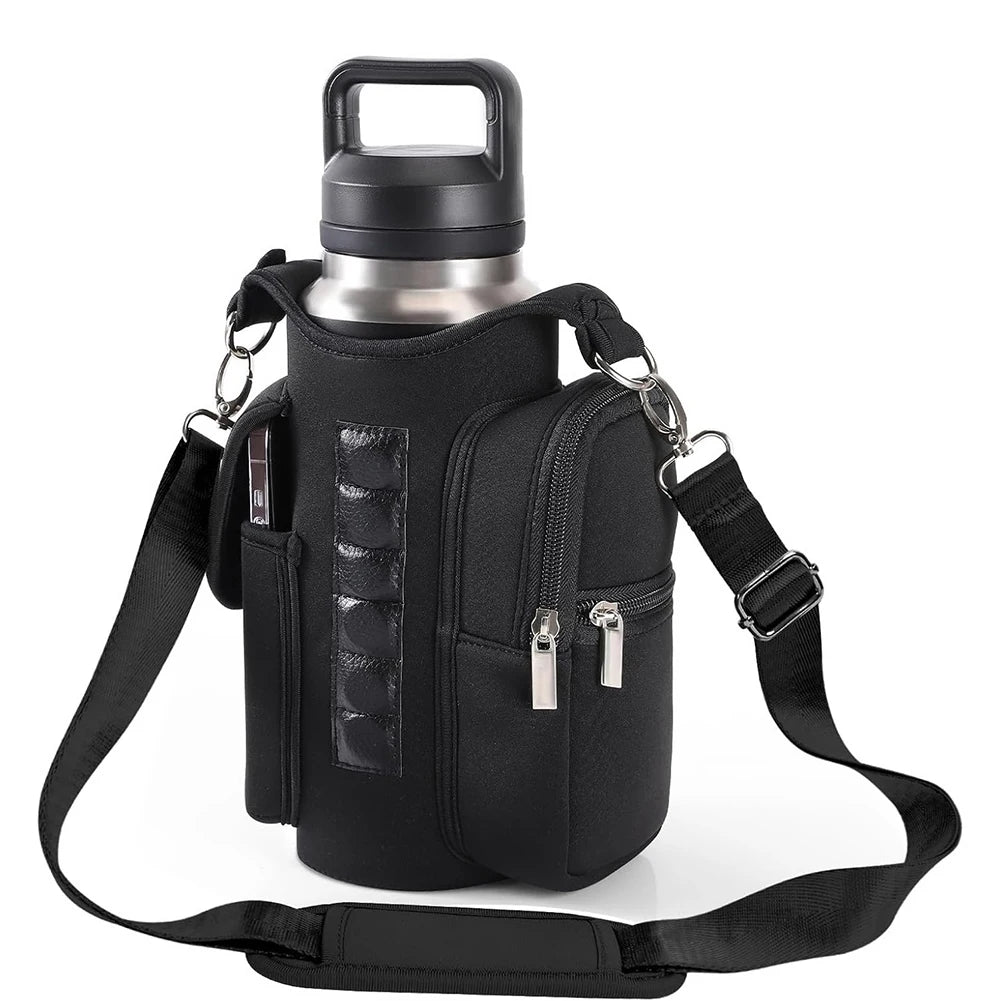 Magnetic Water Bottle Sling Bag – Crossbody Carrier with Phone Holder for Men & Women