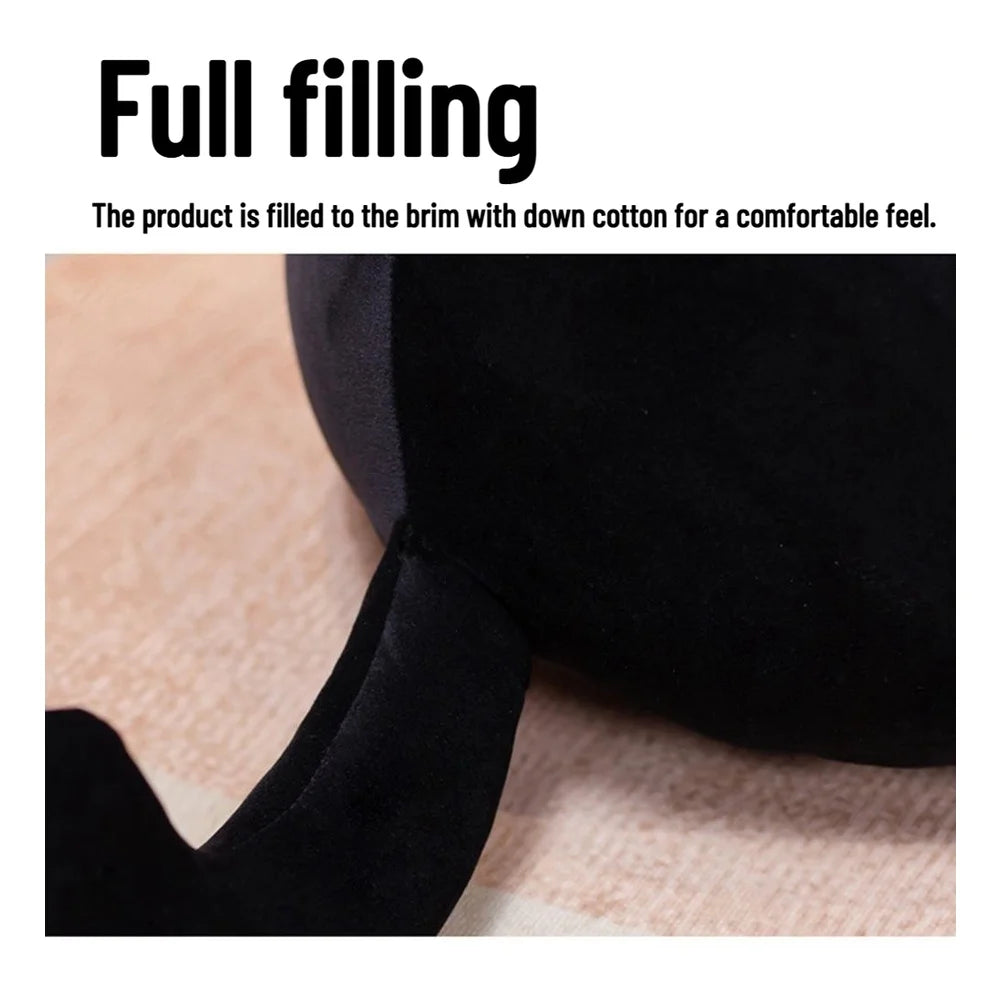 Black Cat Plush Toy – Soft Stuffed Animal Doll