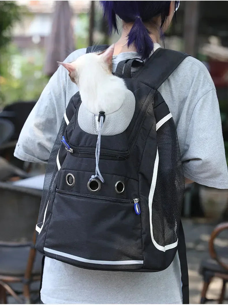 Pet Dog Carrier Bag Carrier For Dogs Backpack Portable Travel Breathable Dog Bag Outdoor Dog Carrier Bag Pet Carrying Supplies