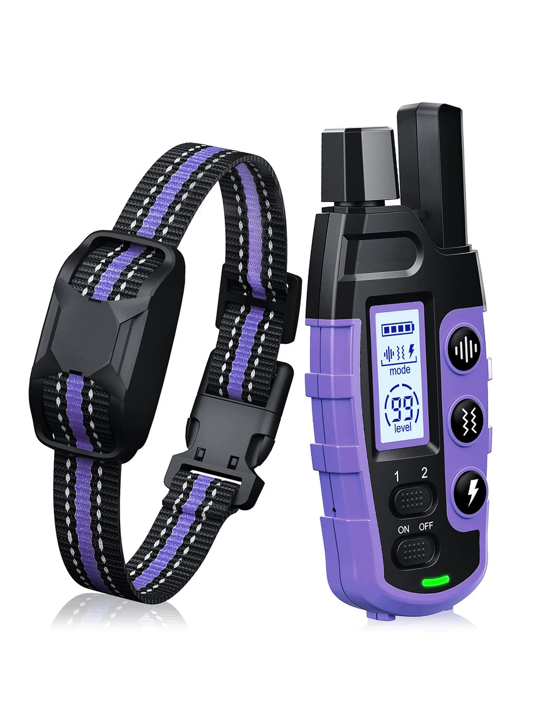 3300Ft Electric Dog Training Collar – Waterproof & Rechargeable Remote Control E-Collar with Shock, Vibration & Beep for Dogs 5–120 lbs