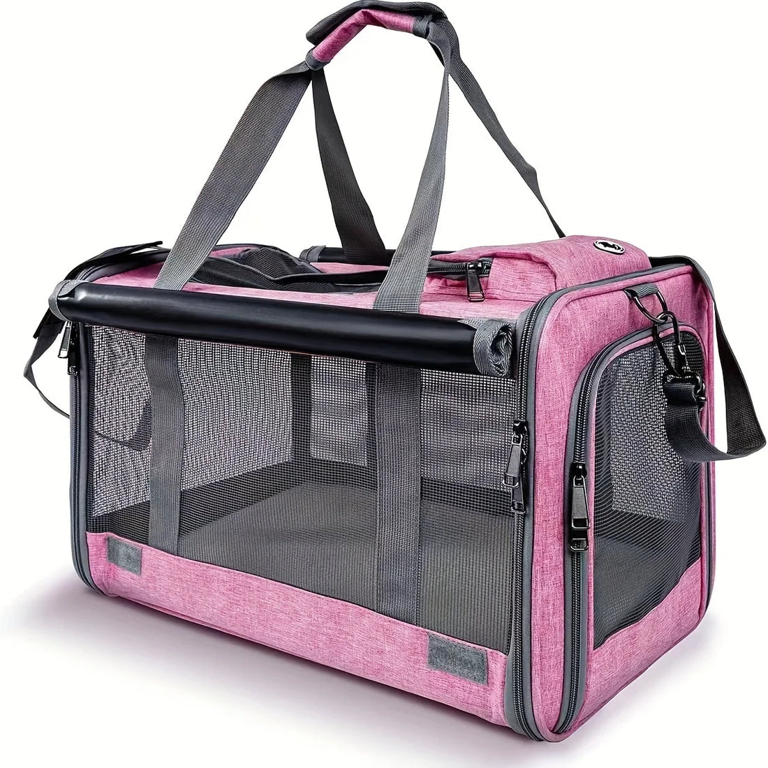 Soft-Sided Pet Carrier for Large & Medium Cats – Breathable Travel Carrier for Big Cats, Small Dogs & Puppies – Airline-Approved Foldable Pet Bag