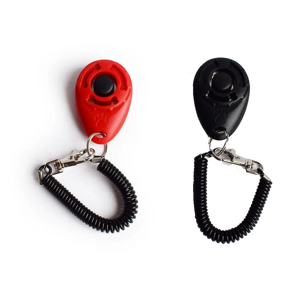 2-Pack Dog Training Clicker with Adjustable Wrist Strap – Lightweight, Durable & Easy to Use for Dogs, Cats, Birds, Horses & More