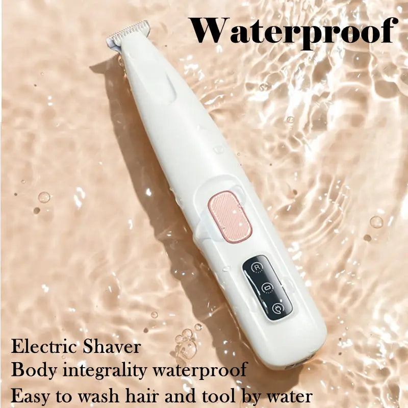 Pet Grooming Clippers with LED Light – Rechargeable Electric Trimmer for Dogs, Cats, Paws, Ears & Face – Quiet Hair Cutting Tool for Small Pets