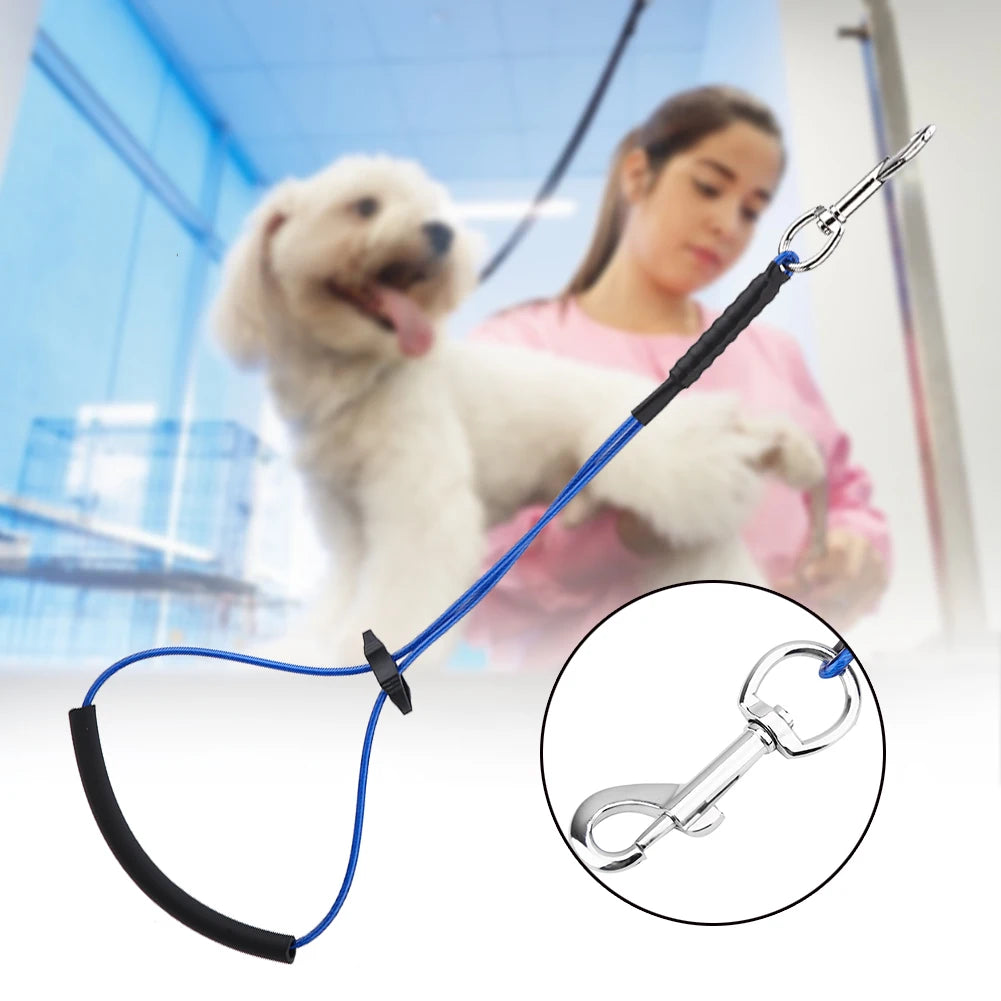Pet Grooming Noose Loop – Adjustable Steel Wire Grooming Restraint for Table Arm, Bath, or Tub | Safe Dog & Cat Grooming Tool (19.7 in)