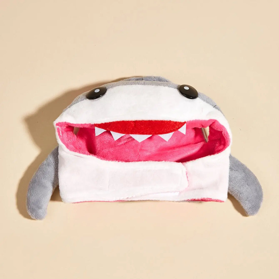 Pet Cosplay Party Costume – Shark & Elk Headdress | Warm Winter Hat for Cats & Dogs | Funny Dress-Up Outfit for Small Pets