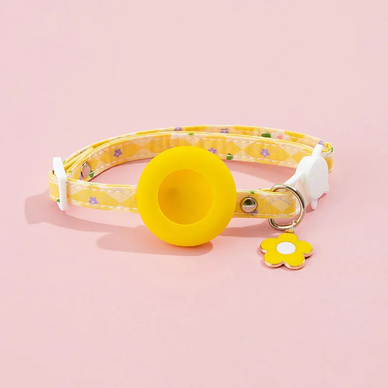 Cat Collar with AirTag Protective Case Anti-lost
