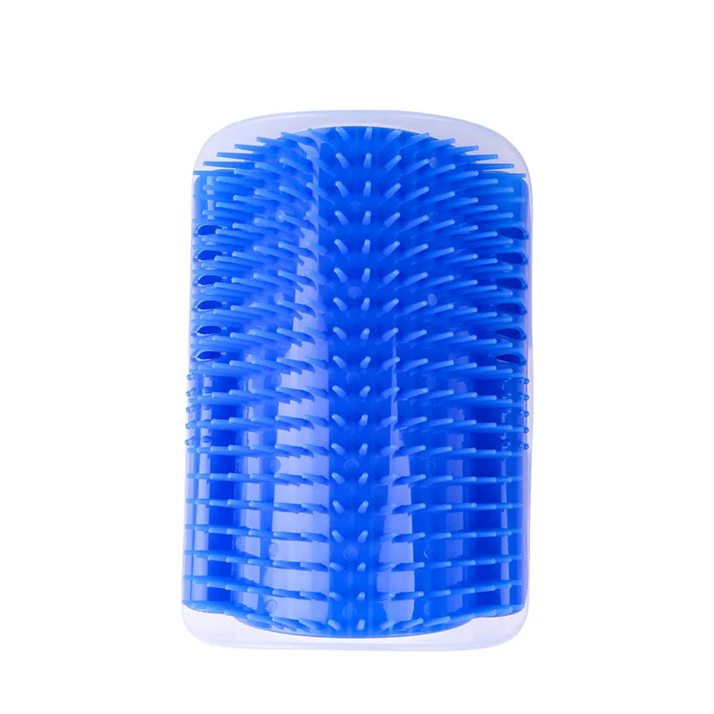 Cat Wall Corner Self-Grooming Brush – Pet Comb & Scratcher with Bristles | Arch Massager for Cats