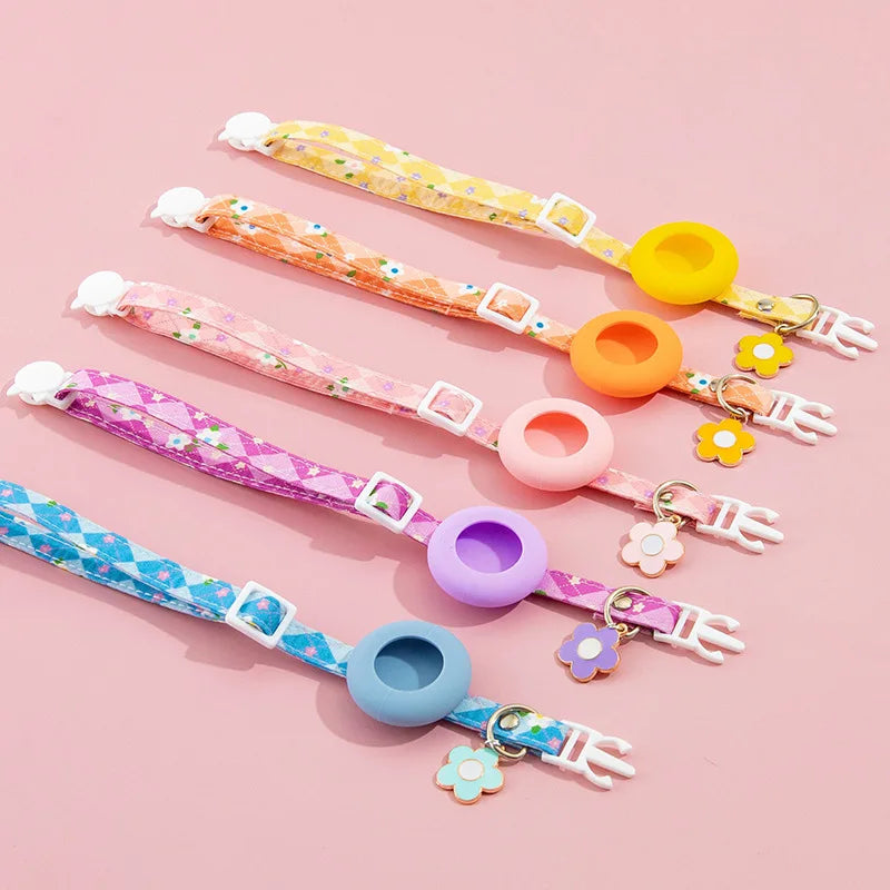 Cat Collar with AirTag Protective Case Anti-lost
