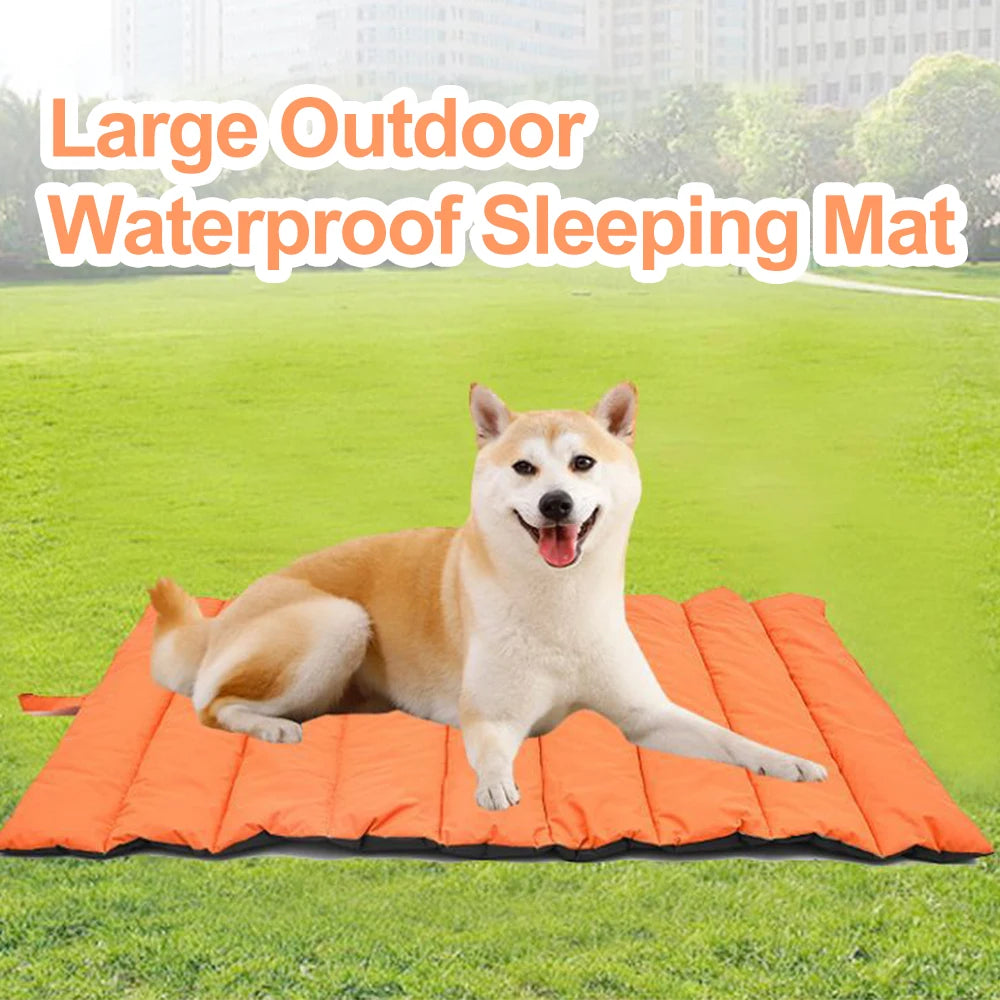 Portable Waterproof Pet Mat – Foldable Outdoor Bed for Dogs & Cats