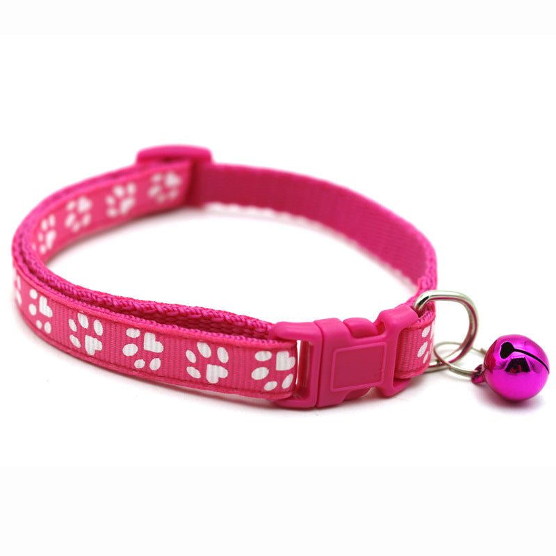 Adjustable Colorful Cat Collar with Bell