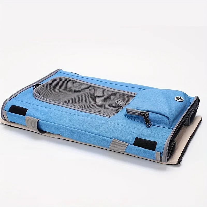 Soft-Sided Pet Carrier for Large & Medium Cats – Breathable Travel Carrier for Big Cats, Small Dogs & Puppies – Airline-Approved Foldable Pet Bag