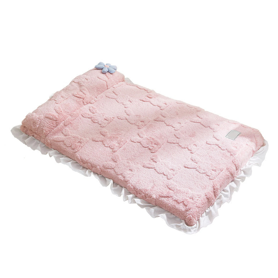 Washable Cat & Dog Bed Mat – Anti-Slip, Soft Plush Pet Cushion for Puppies & Kittens