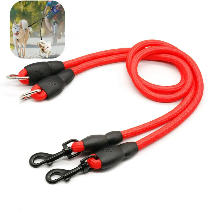 Double Leash with Detachable Dog Chains