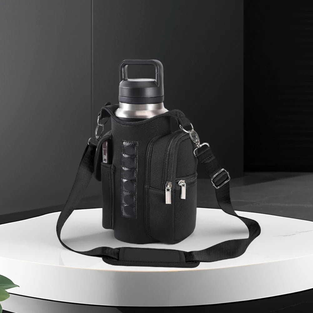 Magnetic Water Bottle Sling Bag – Crossbody Carrier with Phone Holder for Men & Women