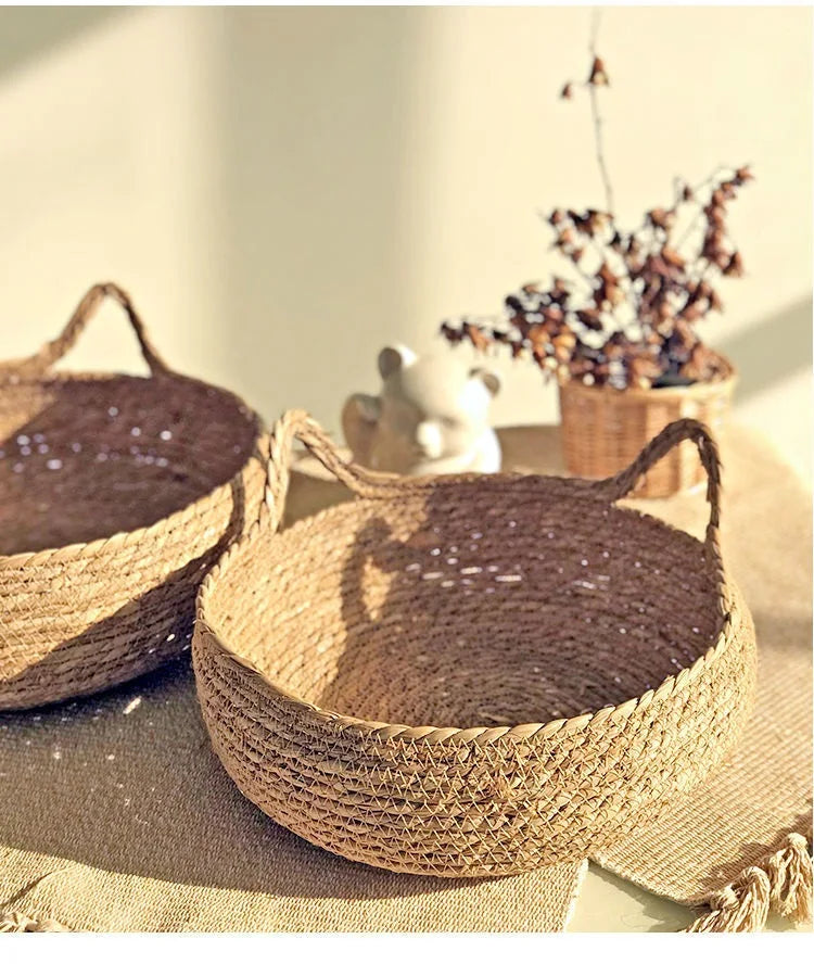 Four Seasons Handmade Woven Cat Nest – 100% Cotton with Washable Pad
