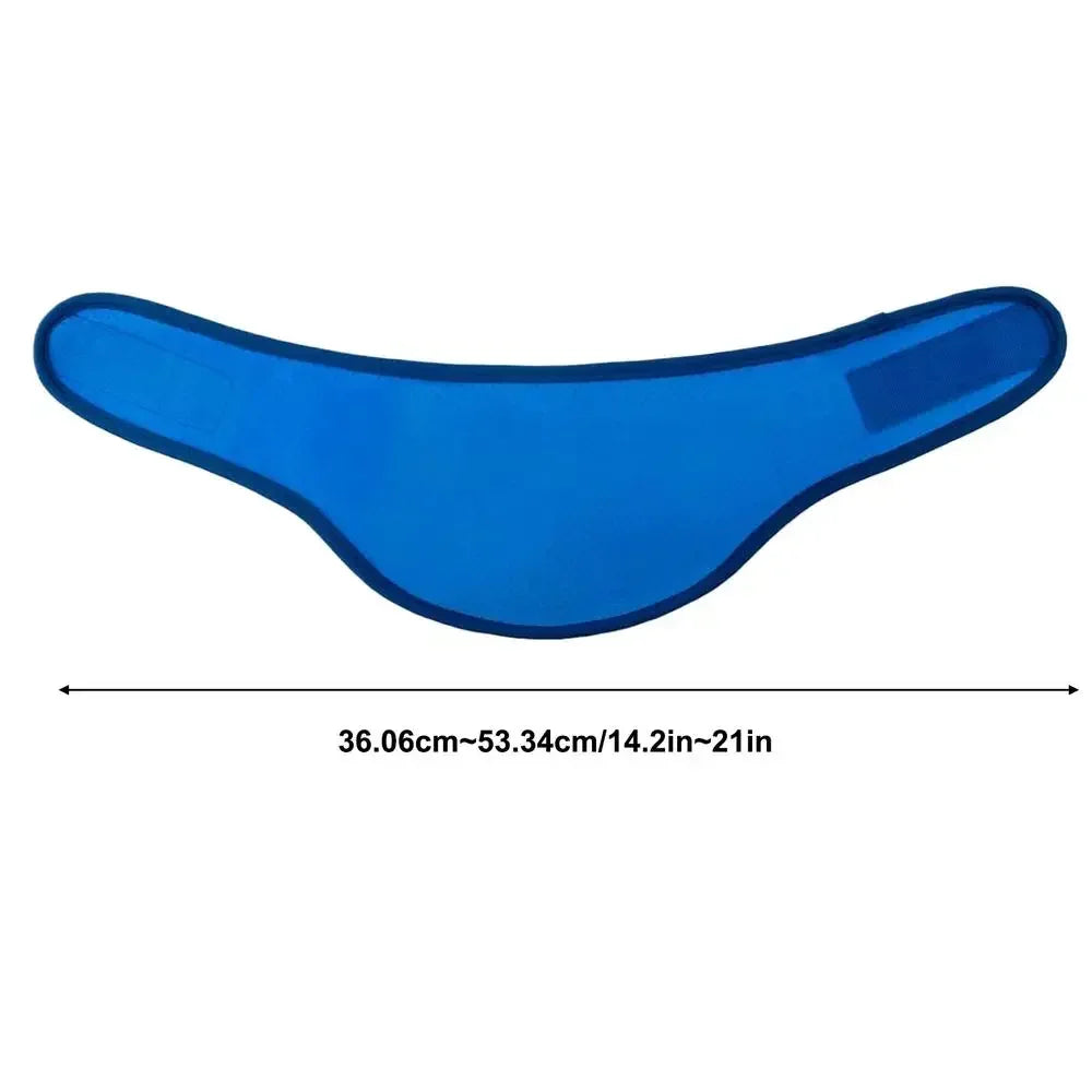 Cooling Bandana for Dogs – Super Absorbent Ice Towel Collar with Adjustable Carabiner | Reusable Summer Cooling Scarf for Medium & Large Dogs