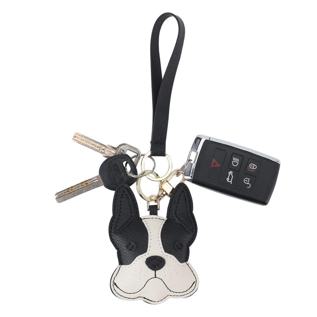 Leather Doggy Keychain Charm – Cute Puppy Dog Lover Gift | Doggie Bag Charm & Accessory for Pet Parents