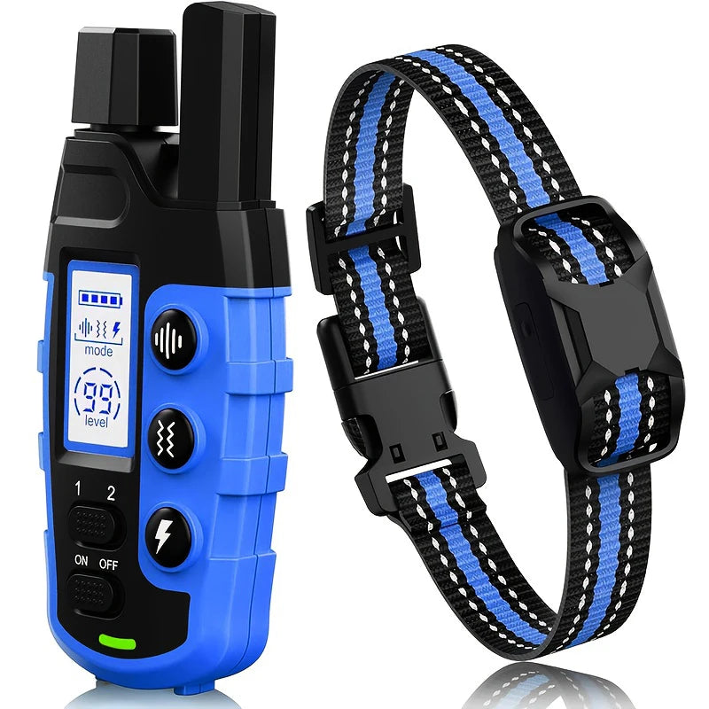 3300Ft Electric Dog Training Collar – Waterproof & Rechargeable Remote Control E-Collar with Shock, Vibration & Beep for Dogs 5–120 lbs