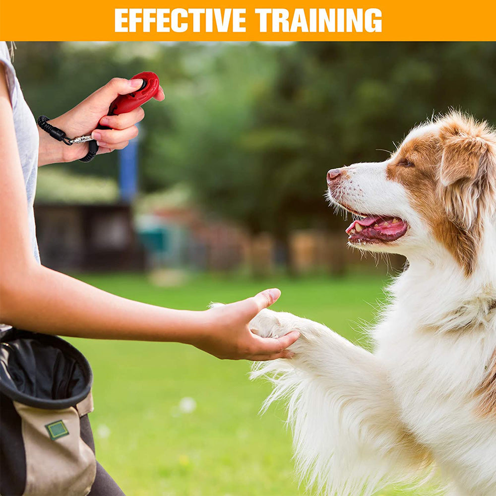 2-Pack Dog Training Clicker with Adjustable Wrist Strap – Lightweight, Durable & Easy to Use for Dogs, Cats, Birds, Horses & More