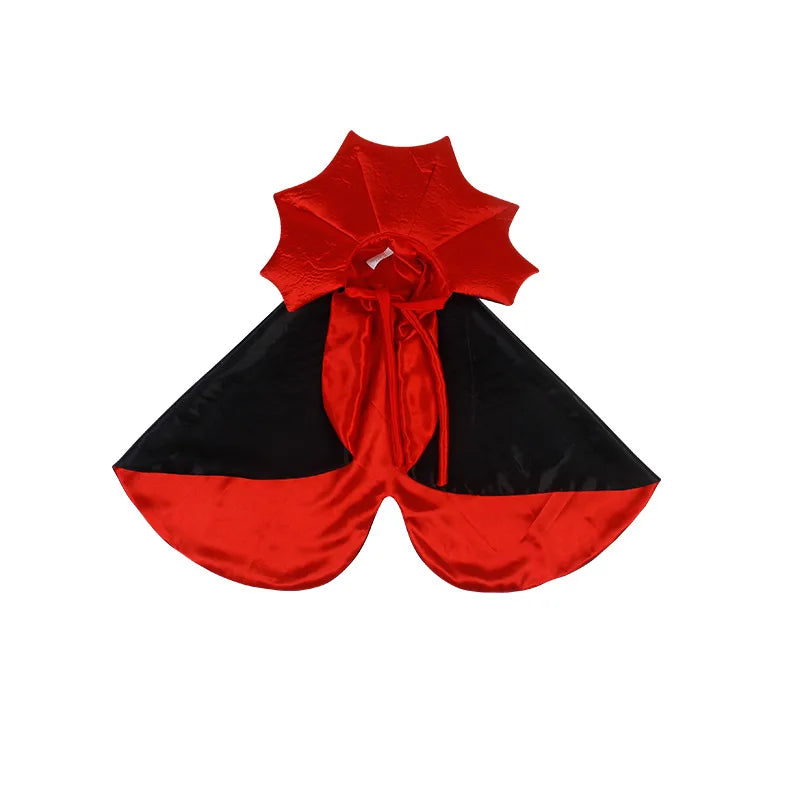 Cute Halloween Vampire Cloak for Cats & Small Dogs – Pet Costume for Halloween Cosplay | Kawaii Pet Outfit & Gift