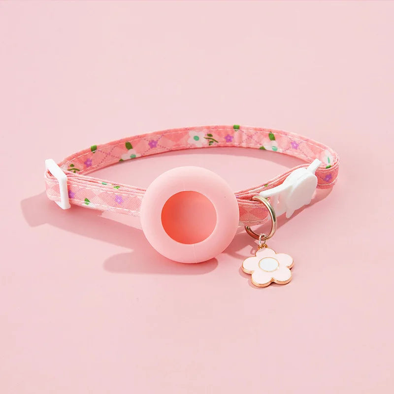 Cat Collar with AirTag Protective Case Anti-lost
